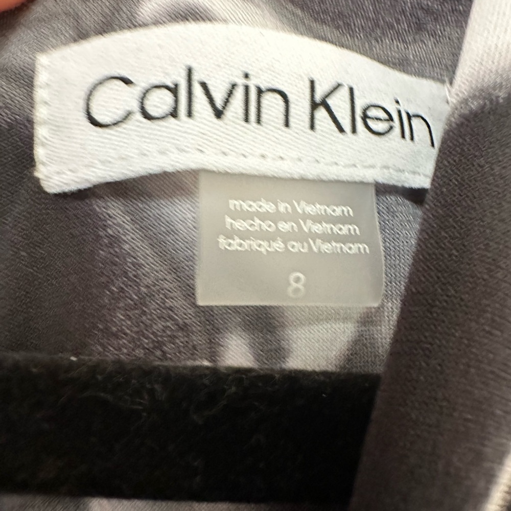 Calvin Klein V-Neck A-Line maxi dress Size 8 - Picture 7 of 8
